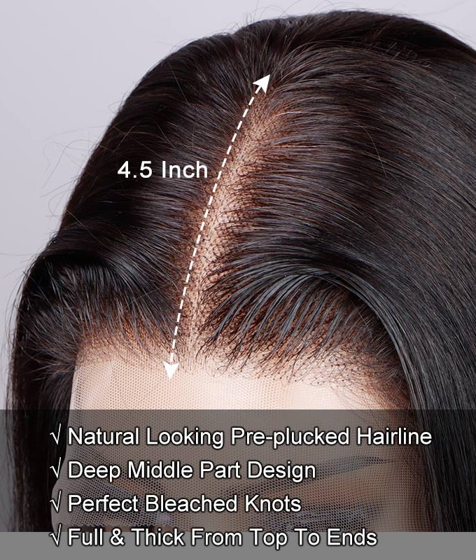 Highlight Wig Body Wave Human Hair Wigs Brown and Blonde 13x4.5 HD Lace Frontal Wig