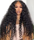 Long Water Wave Wig HD Lace Wigs Real Virgin Human Hair Glueless Water Wave Wigs