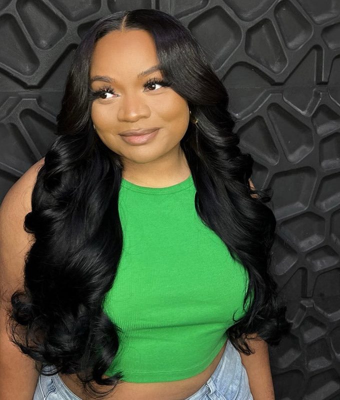 Long Body Wave 6x4 HD Lace Closure Wigs Real Virgin Human Hair Mid Part Glueless Wig