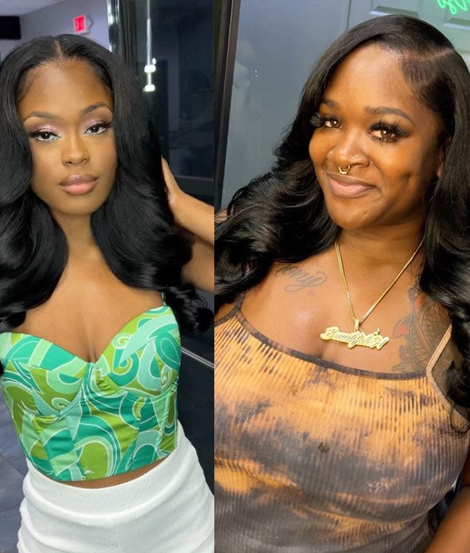 Long Body Wave 6x4 HD Lace Closure Wigs Real Virgin Human Hair Mid Part Glueless Wig