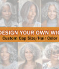 Customization Service for Wig Cap Size and Hair Color