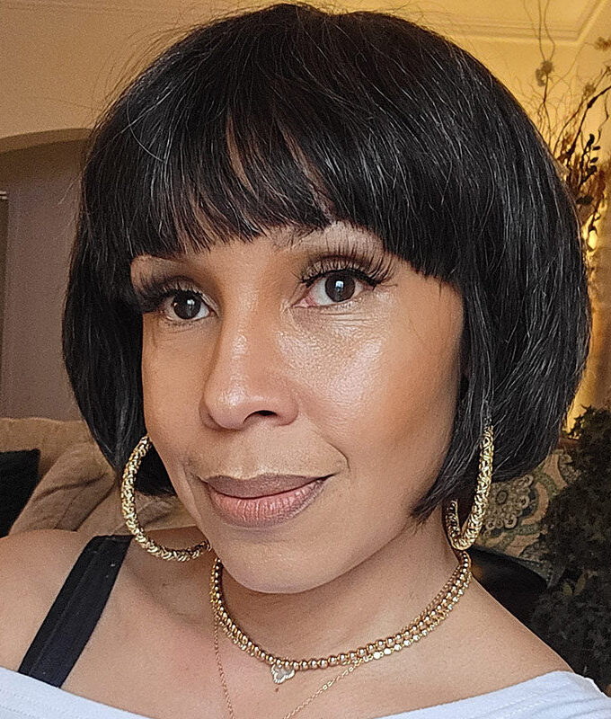 Trendy Salt & Pepper Natural Straight Wavy Bob Wear Go Glueless Human Hair Wigs With Bangs For Mature Women