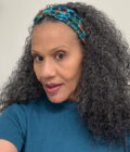 Medium Salt & Pepper Kinky Curly 100% Human Hair Headband Wig For Black Women Dark Sliver Grey