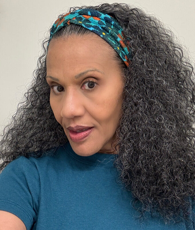 Medium Salt & Pepper Kinky Curly 100% Human Hair Headband Wig For Black Women Dark Sliver Grey