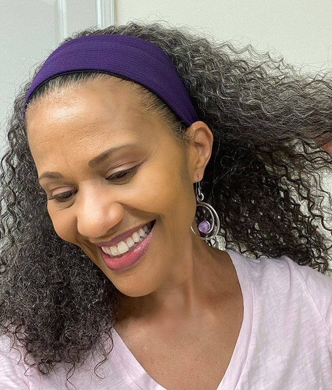 Medium Salt & Pepper Kinky Curly 100% Human Hair Headband Wig For Black Women Dark Sliver Grey