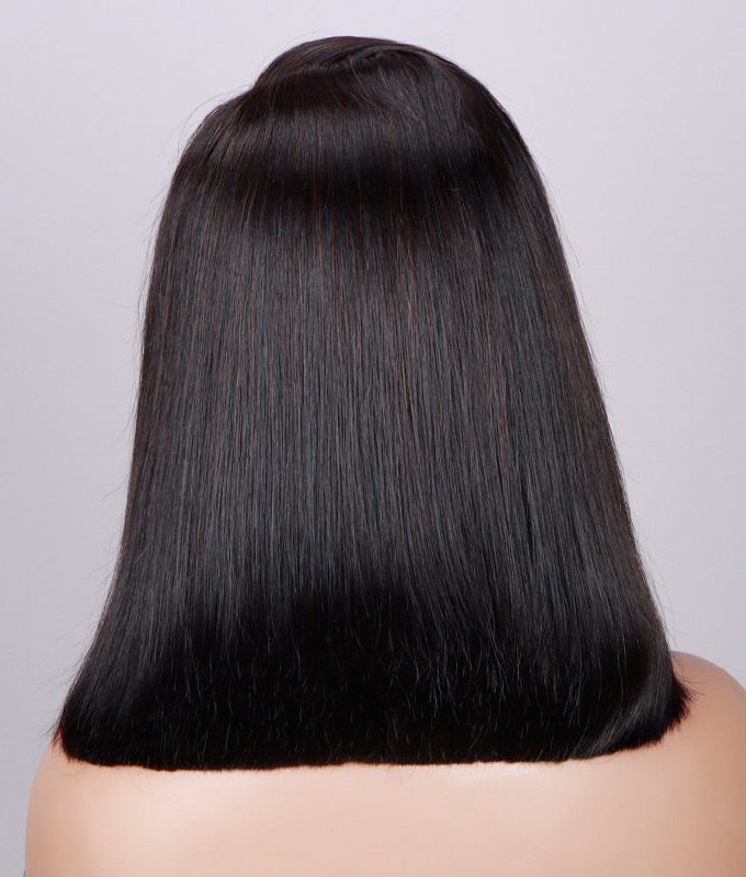 Classic Silky Straight Bob 4x4 HD Lace Human Hair Glueless Wig Ready To Wear & Go