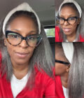 Summer Trends | Glueless Salt & Pepper Wigs Kinky Straight Gray Human Hair Wear To Go Headband Wigs