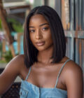 Classic Silky Straight Bob 4x4 HD Lace Human Hair Glueless Wig Ready To Wear & Go