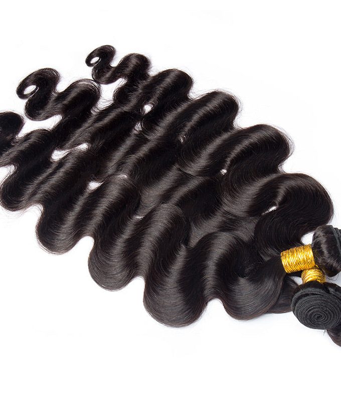 Body Wave Bundles with Closure 10A Grade 100% Human Virgin Hair Brazilian Hair Weave