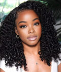Spiral Curly 13x6 HD Lace Frontal Wig Real Human Hair Pre Plucked Hairline