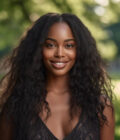 Water Wave Human Hair 4x4 HD Lace Closure Wig 180% Density