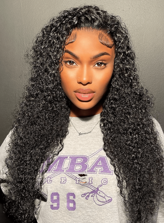 13x4 Pre-Max Pre-Cut Transparent/HD Lace Front Afro Curly Pre-Everything Wig