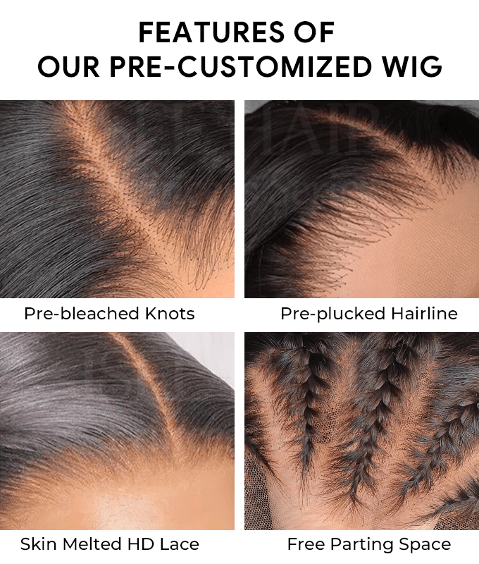 13x4 Pre-Max Pre-Cut Transparent/HD Lace Front Afro Curly Pre-Everything Wig