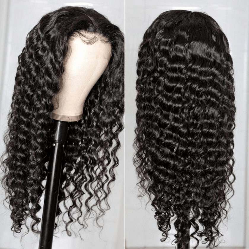 13x4 Pre-Max Pre-Cut Transparent/HD Lace Front Deep Wave Pre-Everything Wig - Image 6