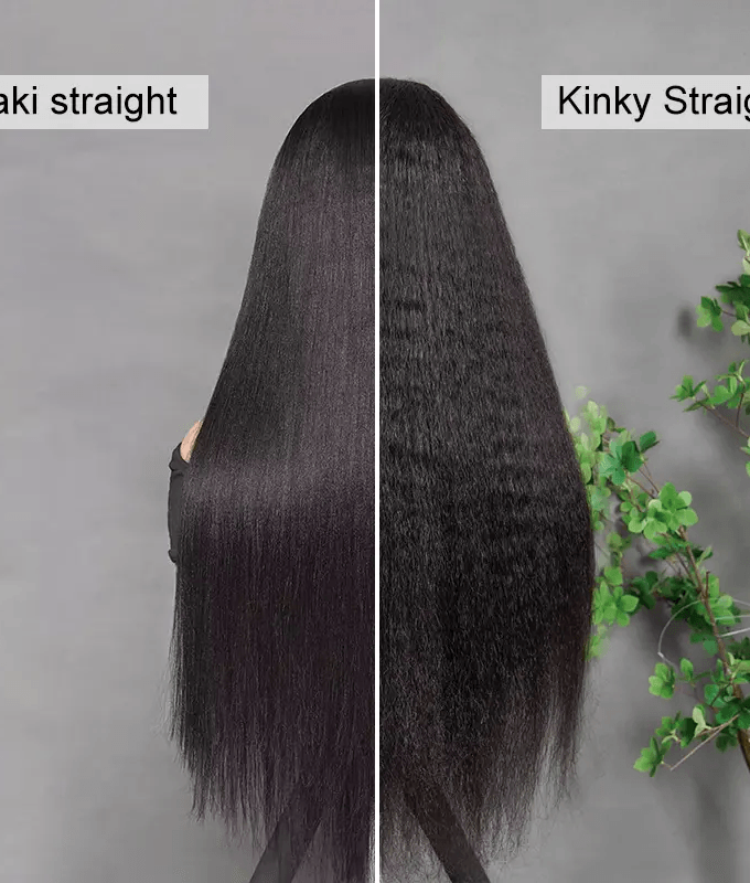 13x4 Pre-Max Pre-Cut Transparent/HD Lace Front Kinky Straight Pre-Everything Wig