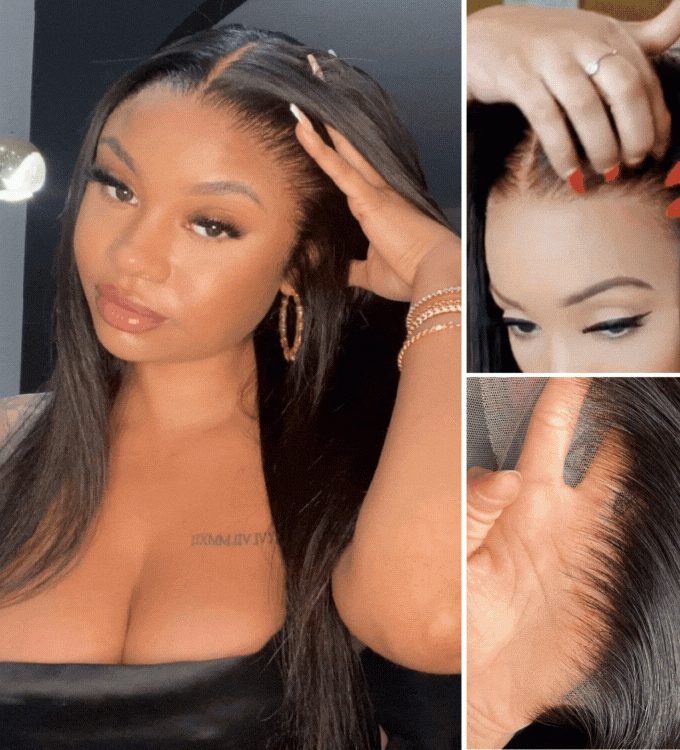 13x4 Pre-Max Pre-Cut Transparent/HD Lace Front Silky Straight Pre-Everything Wig