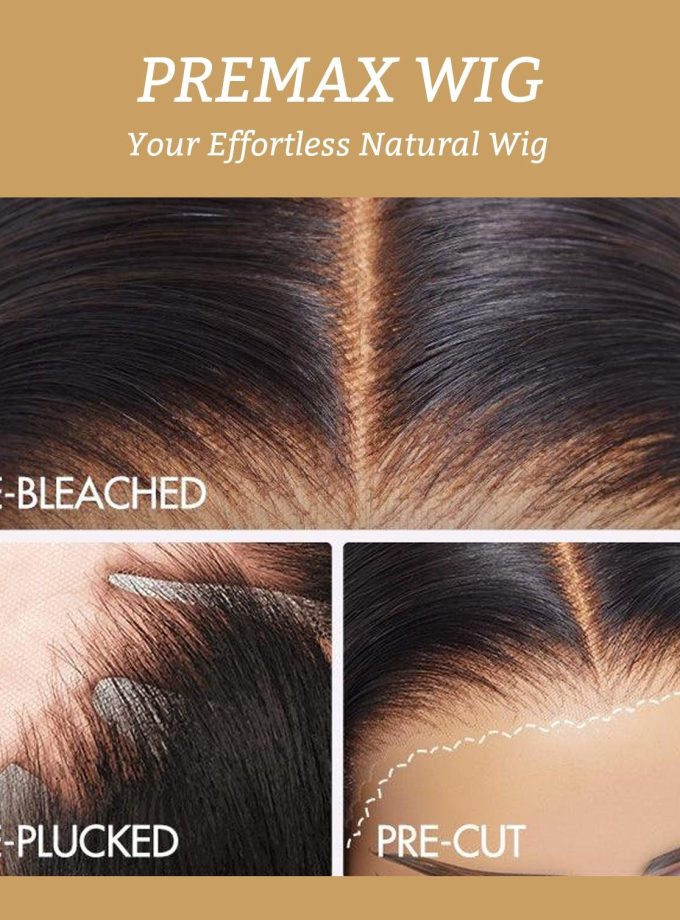 13x4 Pre-Max Pre-Cut Transparent/HD Lace Front Silky Straight Pre-Everything Wig