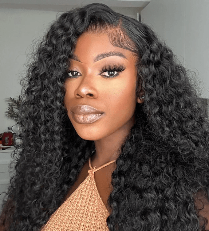 13x4 Pre-Max Pre-Cut Transparent/HD Lace Front Water Wave Pre-Everything Wig