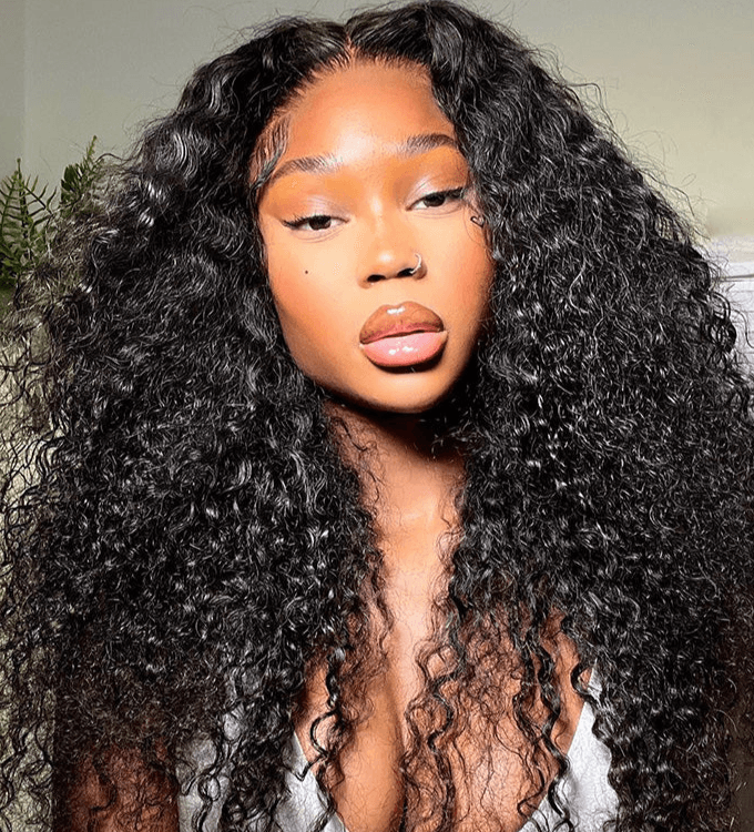 13x4 Pre-Max Pre-Cut Transparent/HD Lace Front Water Wave Pre-Everything Wig