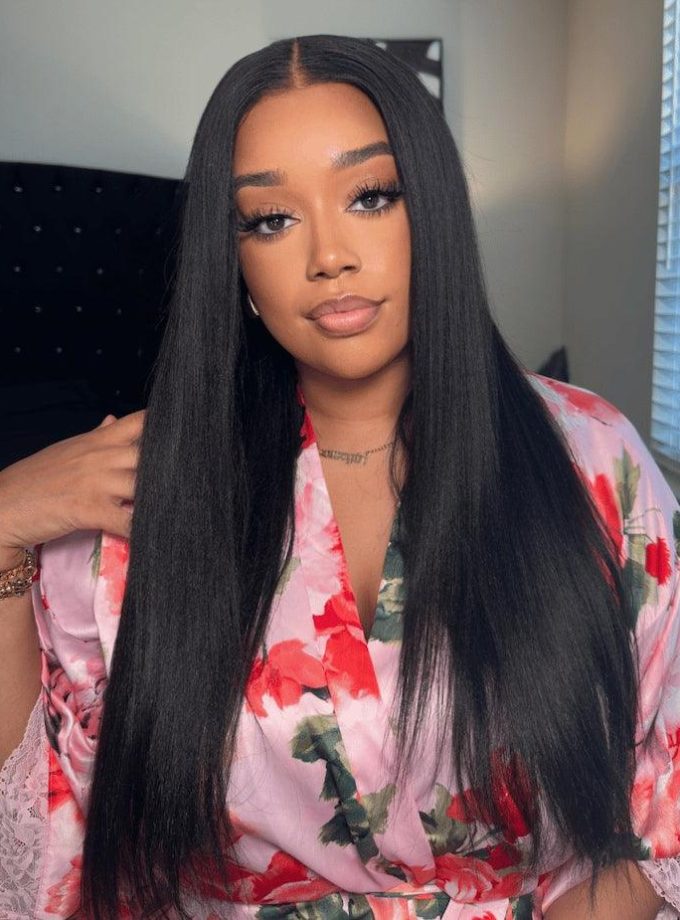 13x4 Pre-Max Pre-Cut Transparent/HD Lace Front Yaki Straight Pre-Everything Wig