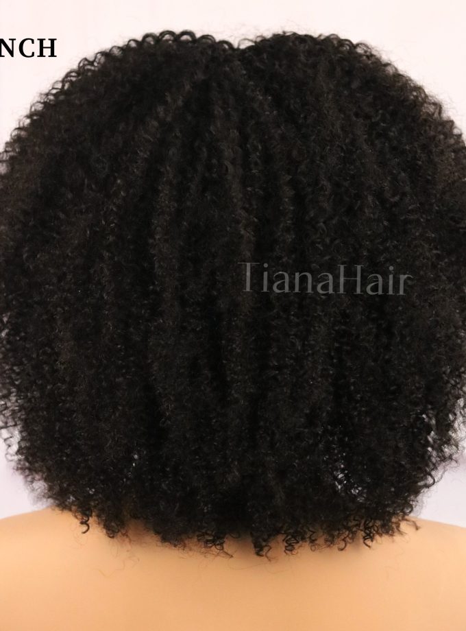 3 IN 1 HALF WIG Afro Curly Half Wig Seamless Flip Over Wig