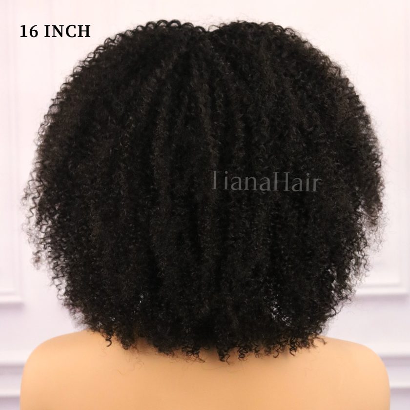 3 IN 1 HALF WIG Afro Curly Half Wig Seamless Flip Over Wig - Image 7