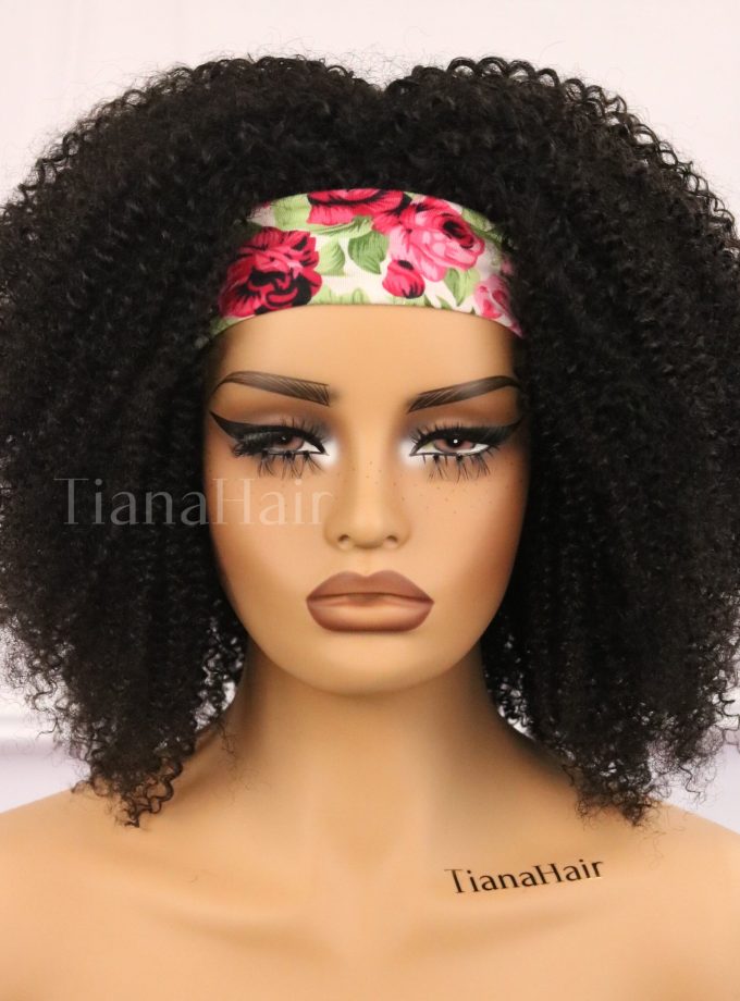 3 IN 1 HALF WIG Afro Curly Half Wig Seamless Flip Over Wig