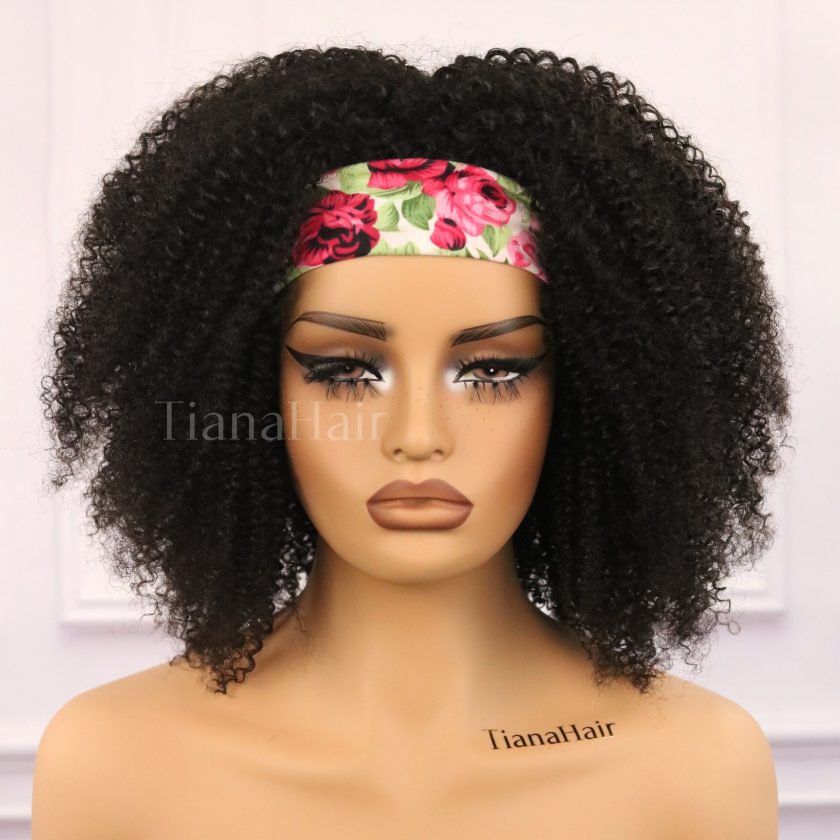 3 IN 1 HALF WIG Afro Curly Half Wig Seamless Flip Over Wig - Image 4