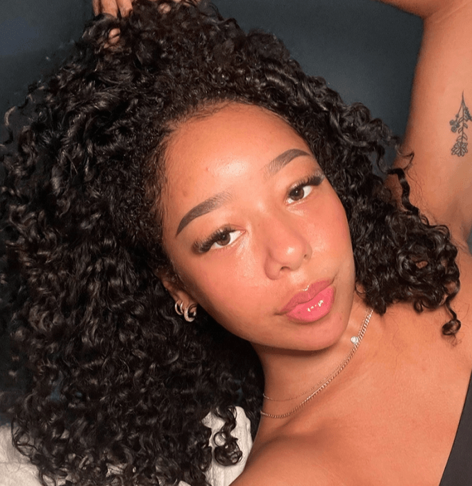 3 IN 1 HALF WIG Burmese Curly Half Wig Seamless Flip Over Wig
