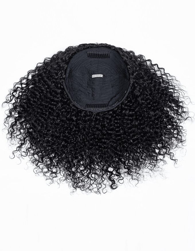 3 IN 1 HALF WIG Burmese Curly Half Wig Seamless Flip Over Wig